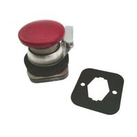 Allen-Bradley 800TD6Q Red Mushroom Head Pushbutton with Locking Padlocking Attachment