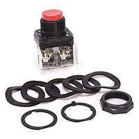 Allen-Bradley 800HBR6D2 Momentary Push Button Red
