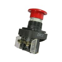 Allen-Bradley 800HFPX6A5 Red Mushroom Head Push Button