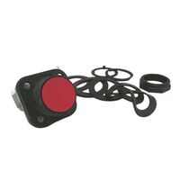 Allen-Bradley 800HAR6D2 Momentary Push Button Red Flush Head