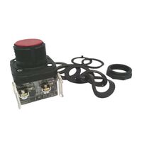 Allen-Bradley 800HAR6D2 Momentary Push Button Red Flush Head