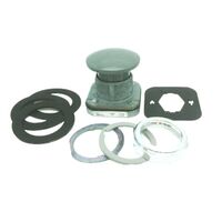 Allen-Bradley 800TD4 Momentary Push Button Mushroom Head Gray