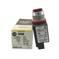Allen-Bradley 800MRP16R Red Pilot Light Unit 22.5mm Transformer Incandescent 120V AC