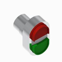 Allen-Bradley 800FPLU2FAEB Two-Function Illuminated Push Button