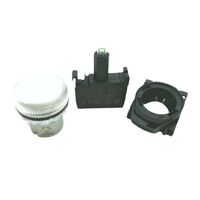 Allen-Bradley 800FMP7MN7W Illuminated Round Metal Pilot Light Operator