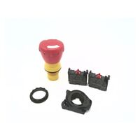 Allen-Bradley 800FPMT44PX02 Push-Pull Twist-to-Release Mushroom Operator