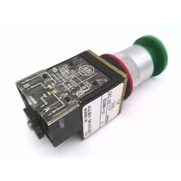 Allen-Bradley 800MRD1A Green Mushroom Head Momentary Push Button