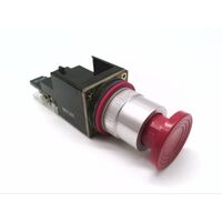 Allen-Bradley 800MRD6D2K Red Mushroom Head Momentary Push Button