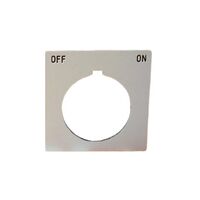 Allen-Bradley 800HW533 Legend Plate 30.5mm Off-On White