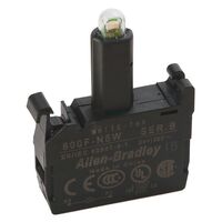 Allen-Bradley 800FBN7G Green LED Module 240V AC Base Mounting