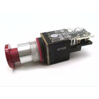 Allen-Bradley 800MRD6D2K Red Mushroom Head Momentary Push Button
