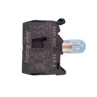 Allen-Bradley 800FD5C Contact Block with Incandescent Module and Lamp