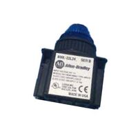 Allen-Bradley 800L22L24B Blue LED Pilot Light 22.5mm 24V AC/DC