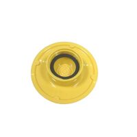 Allen-Bradley 800HN115E Non-Illuminated Plastic Jumbo Mushroom Cap Yellow