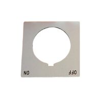 Allen-Bradley 800HW533 Legend Plate 30.5mm Off-On White