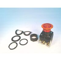 Allen-Bradley 800HFRXTQH2AA1 Illuminated Push-Pull Mushroom Head Pushbutton