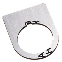 Allen-Bradley Legend Plate 30x40mm Emergency Blank