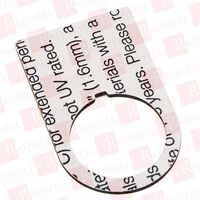 Allen-Bradley Legend Plate 30x40mm Run Blank English