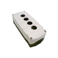 Allen-Bradley 800F4PM Plastic Enclosure with 4 Hole and Metric Conduit Knockouts