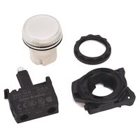 Allen-Bradley 800FMP3MN5G Illuminated Round Metal Pilot Light Operator