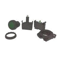 Allen-Bradley 800FPLF3PN7GX10 Illuminated Round Plastic Momentary Push Button
