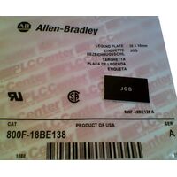 Allen-Bradley 800F18BE138 30x50mm Snap-In Legend Plate