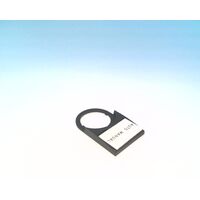 Allen-Bradley Legend Plate 800F12WE286 Auto-Manual White with Black Text