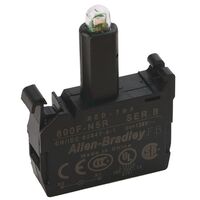 Allen-Bradley 800FBN7R Red LED Module 240V AC Base Mounting