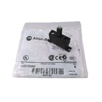 Allen-Bradley 800FBN5W White LED Pilot Light 22mm 120V AC/DC