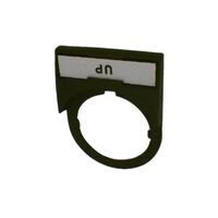 Allen-Bradley Legend Plate 30x40mm White with Black Legend Text