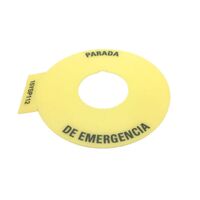 Allen-Bradley Emergency Stop Legend Plate 800F15YSP112 Yellow