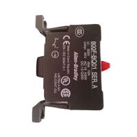 Allen-Bradley 800FBQ01 Contact Block 22mm Spring Clamp Base Mount