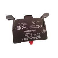 Allen-Bradley 800FBQ01 Contact Block 22mm Spring Clamp Base Mount