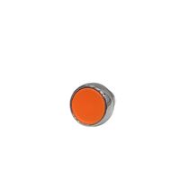 Allen-Bradley 800FMF0 Momentary Push Button Operator Amber Flush Metal Latch