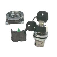 Allen-Bradley 800FMKM21MX10 Illuminated 3-Position Selector Switch
