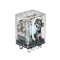 Allen-Bradley 700HF32Z2434 8 Blade 10 Amp 24 VDC 2 Pole Double-Throw Relay