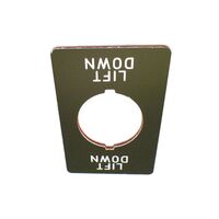Allen-Bradley Legend Plate for Pushbutton 36x52mm