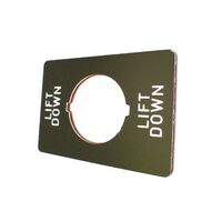 Allen-Bradley Legend Plate for Pushbutton 36x52mm