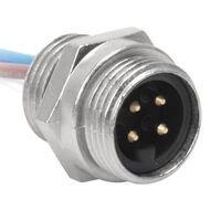 Allen-Bradley RSF461M 7/8" Minifast Male Connector Receptacle