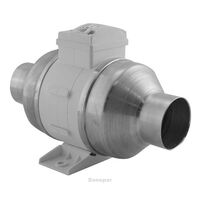 Toilet Exhaust Fan with Spigots | Easy Installation Plug & Lead | Replacement Kit for OVK1 | by Fantech