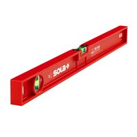 Plastic 60cm Spirit Level | ABS Plastic | Red Color | Break-Resistant Vials | by Promac