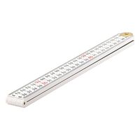 Plastic Folding Rule 1m | Electrically Non-Conductive | Durable Fiberglass Design | Compact & Portable | by Promac