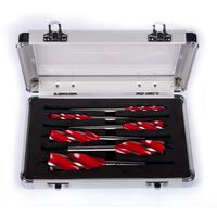 Quattro Bore 6 Piece Kit | 4 Tip & 4 Flute Design | 1/4" Hex Quick Change Shank | by Promac