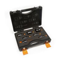 6 Piece Holesaw Quick Change Kit | Bi-Metal Construction | Variable Pitch Teeth | Quick-Change Arbor | by Promac