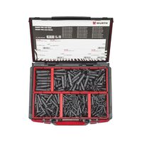 Plastic Multi Purpose Anchor SHARK Pro Assortment | 620 Pieces | Expands in Solid Materials | Versatile for Cavity Fixing | by Wurth