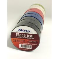 Nitto Elect Tape-Green/Yellow 18mm x 20mtr