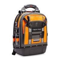Tech Pac Hi-Viz Orange Backpack Tool Bag