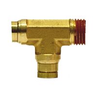 Tee-Piece Coupling NPTF Male Thread | High-Grade Metal Alloy | Three-Way Connection | Pack of 5 | by Wurth