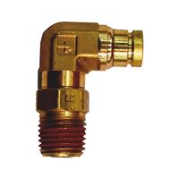Angle Connector NPTF Male Thread 90 Degree Elbow | 1/4 Inch Tube | Leak-Free Connections | Pack of 5 | by Wurth