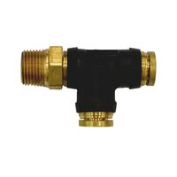 Push In DOT T Connector | NPT Male Thread | Durable Construction | @Pack of 5 | by Wurth